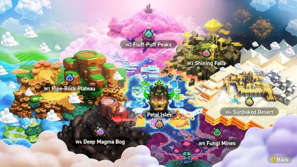 Map of the Flower Kingdom